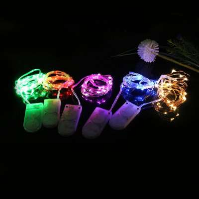 2 CR2032 battery operated led string lights suitable for post